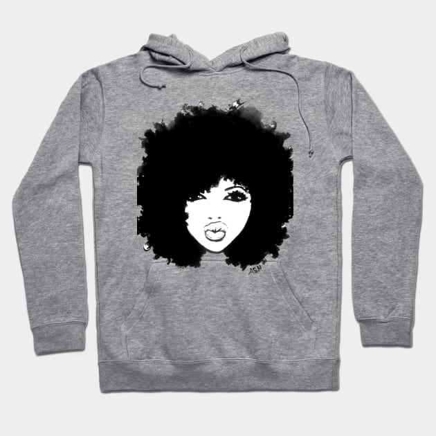 Natural Hair Curly Hair Autumn Black Afro Tshirt/Tees Hoodie by EllenDaisyShop